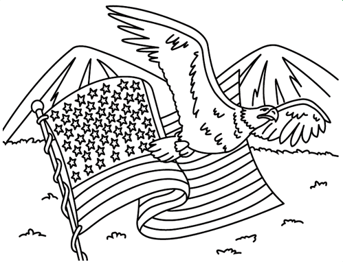 499x382 Patriotic Coloring Pages Patriotic Coloring Pages Patriotic