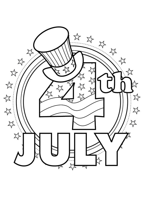 595x842 Patriotic Coloring Pages 4th Of July