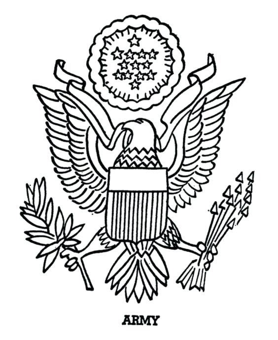 564x690 Patriotic Symbols Of America Coloring Pages Military