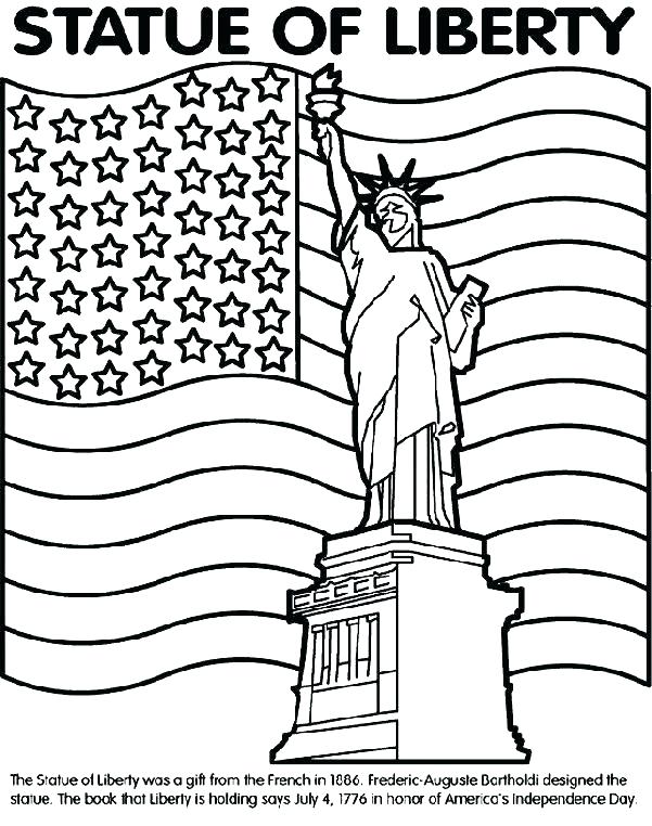 601x762 American Symbols Coloring Pages Us Symbols Coloring Pages Us