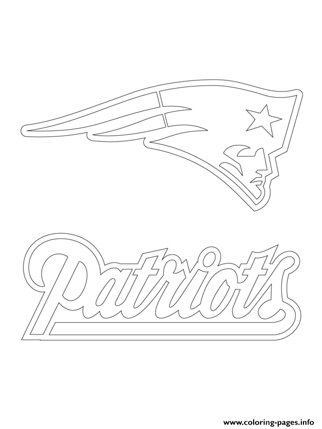 640x853 Print New England Patriots Logo Football Sport Coloring Pages