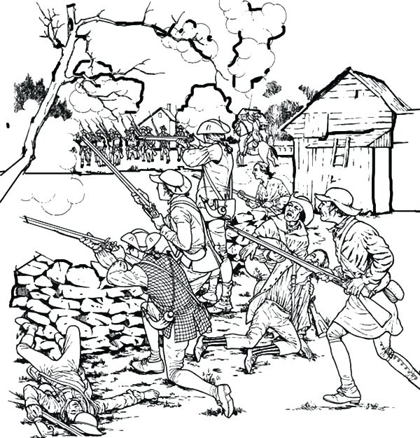 600x625 Patriot Day Coloring Pages Front Line Troops Patriots Day Coloring