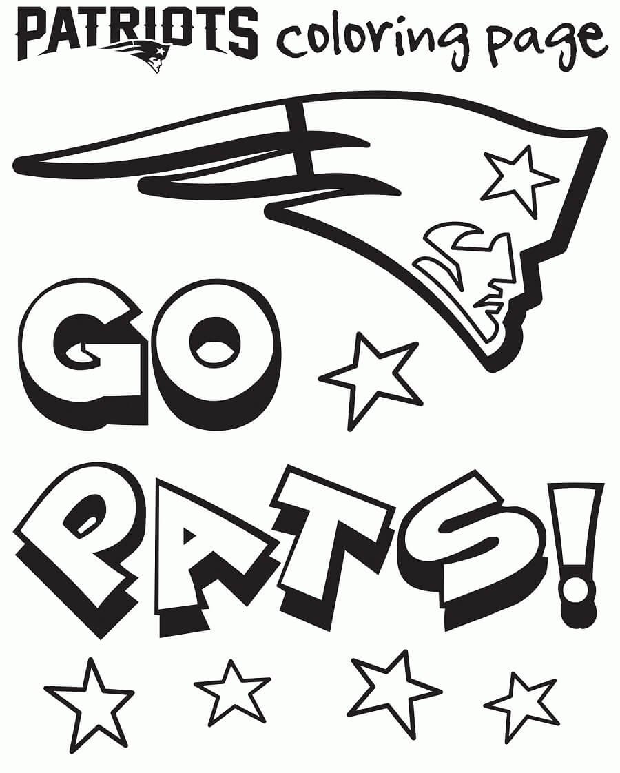 Patriots Helmet Coloring Page