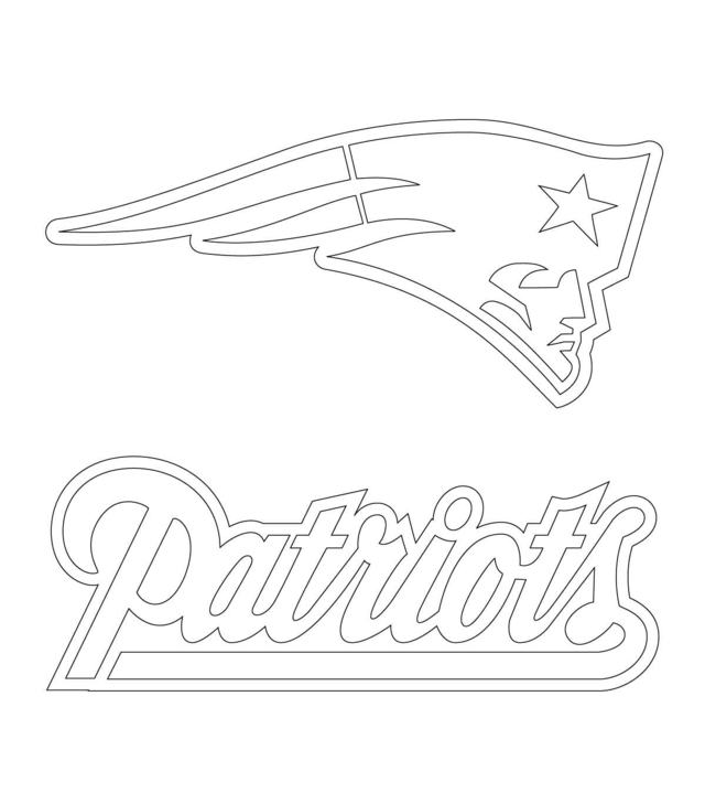 Patriots Logo Coloring Page