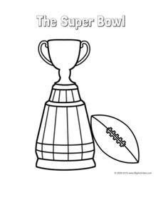 236x305 Super Bowl Trophy Coloring Pages Super Bowl Trophy Coloring
