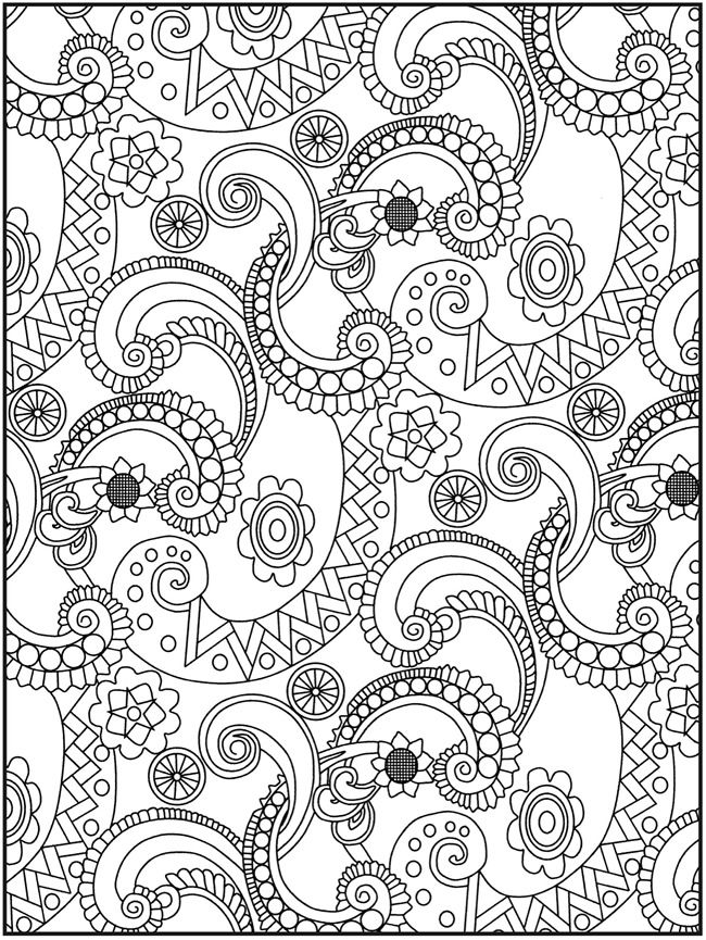 650x865 103 Best Geometric Patterns Coloring Pages Images