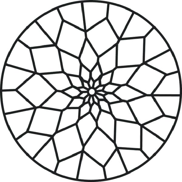 600x600 Stained Glass Coloring Pages Stained Glass Patterns Coloring Pages