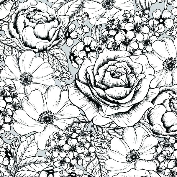 600x600 Amazing Flower Pattern Coloring Pages Best Of Peacocks With Page