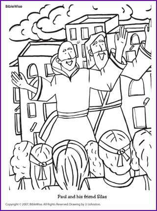 Paul And Barnabas Coloring Page