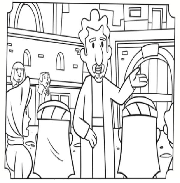 600x609 Paul And Barnabas Coloring Pages 2550943