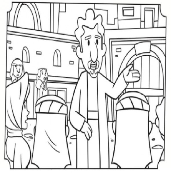 591x600 Paul And Barnabas Coloring Pages