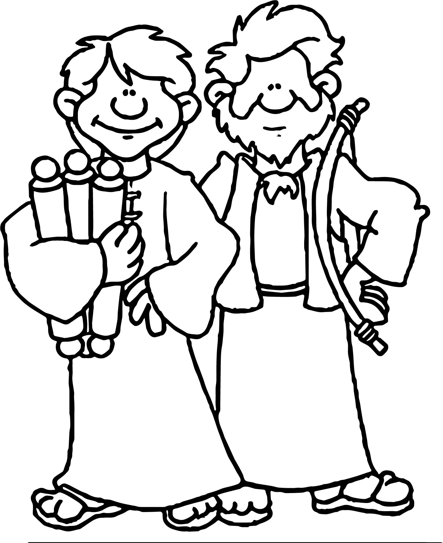 1519x1859 Apostle Paul Two People Coloring Page Wecoloringpage