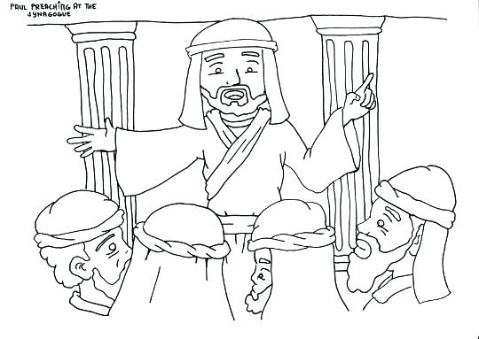 540x383 Paul And Silas Coloring Pages Print Page Bible Printable Kids