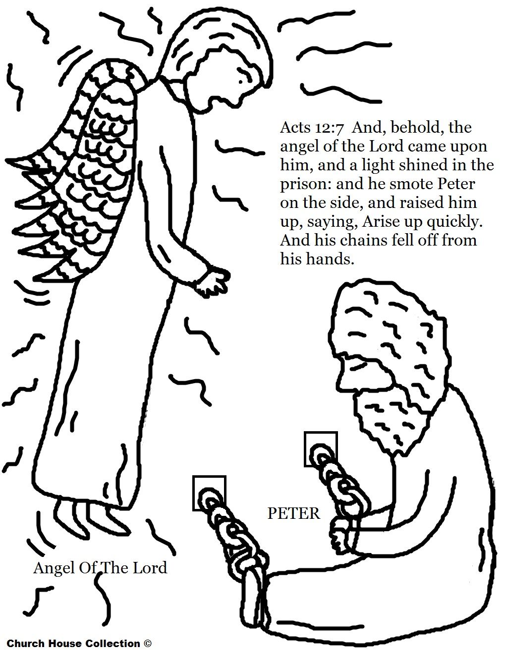 1019x1319 Special Peter And John In Jail Coloring Page F