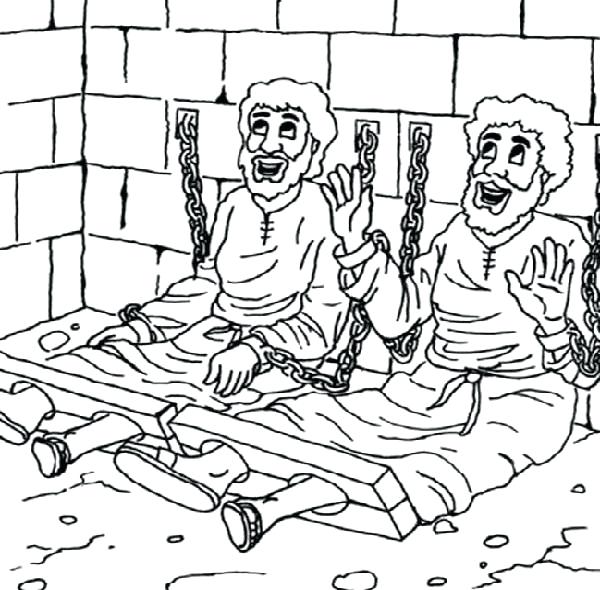 600x590 Paul Bunyan Coloring Pages And Jail Coloring Page By And
