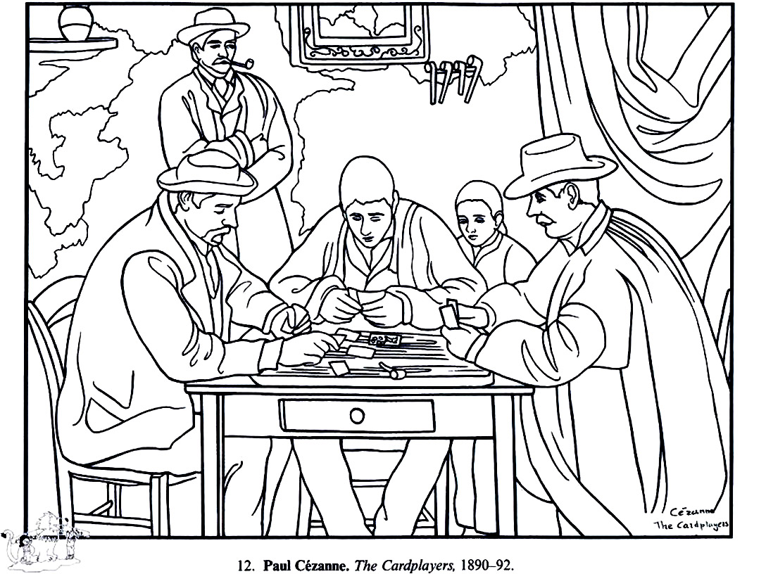 1088x816 Paul Cezanne Card Players