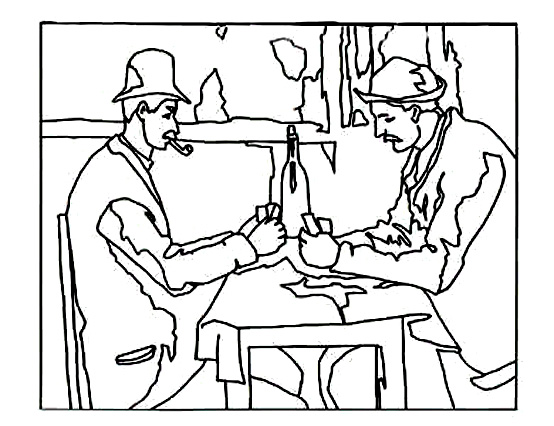 554x426 Cezanne Card Players