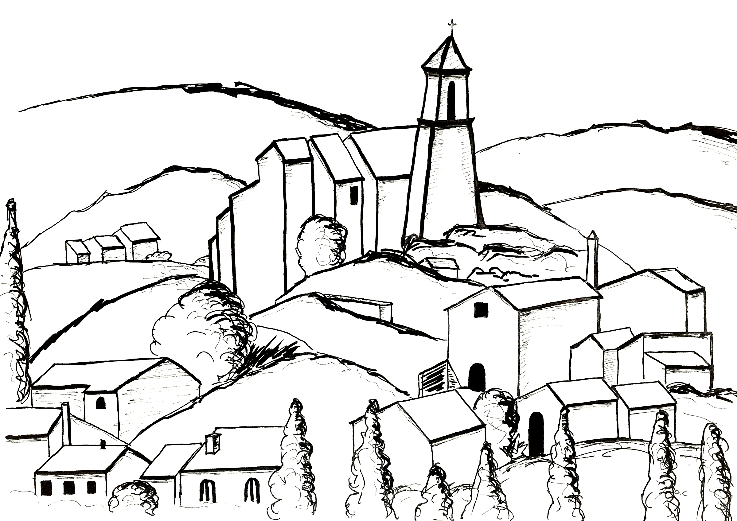 2400x1697 Gardanne Inspired By Cezanne By Olivier Step 3