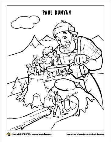 365x465 Paul Bunyan Coloring Page Best Of 10 Best Paul Bunyan Images
