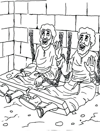 384x500 Apostle Paul Coloring Pages And In Prison Coloring Page Pictures