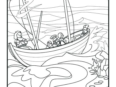 440x330 Apostle Paul Coloring Pages Apostle Coloring Pages Shipwreck