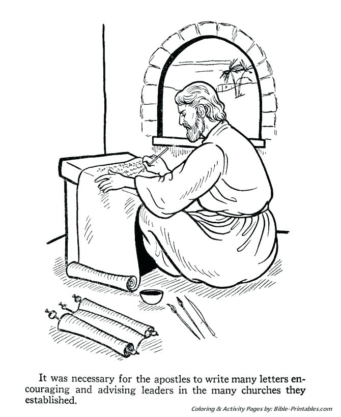 670x820 Apostle Paul Coloring Pages Shipwreck The Apostles Letters St