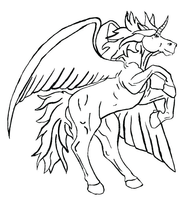 736x794 Unicorn Coloring Pictures X Unicorn Coloring Pages For Adults