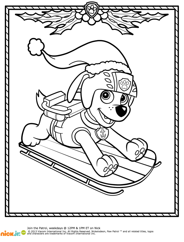 780x1024 Paw Patrol Winter Rescues Plus A Paw Patrol Coloring Page Paw