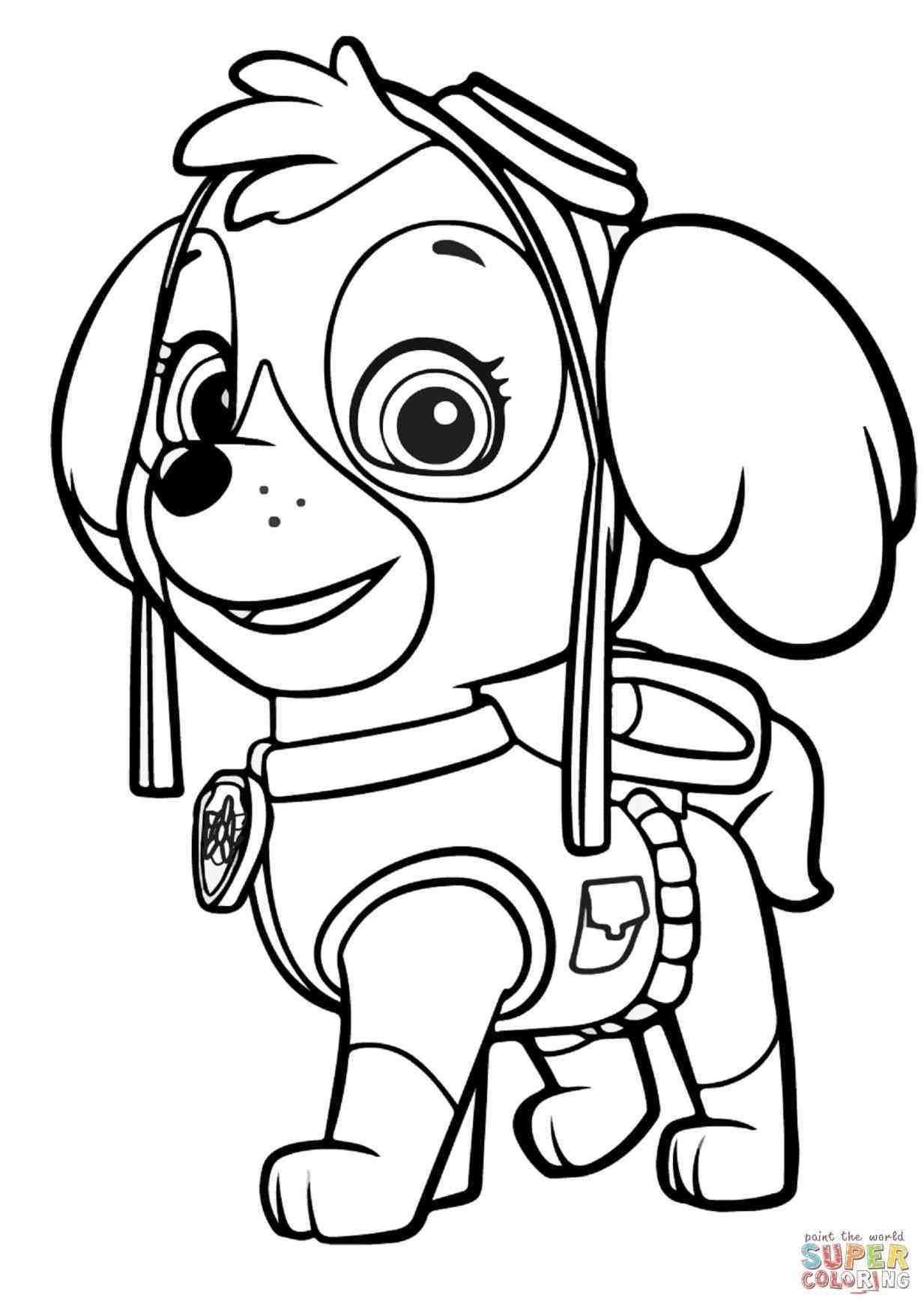 1233x1744 Printable Coloring Pages For Kids Paw Patrol