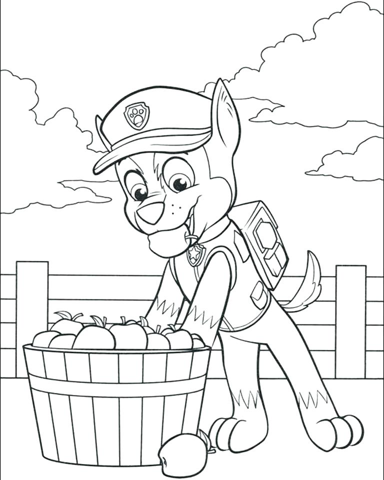 768x960 Paw Patrol Coloring Pages To Print Paw Patrol Coloring Pages Paw