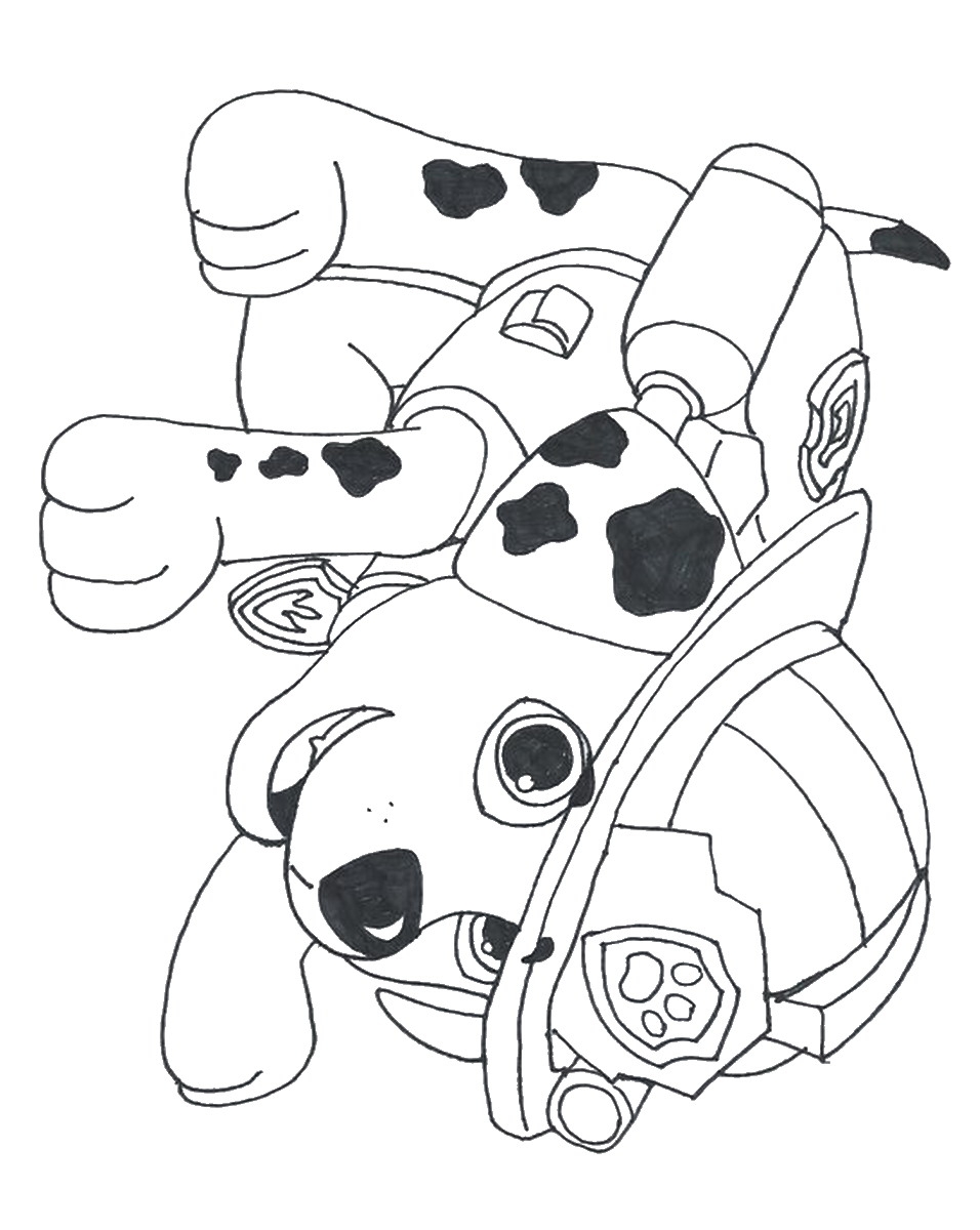 956x1200 Fresh Paw Patrol Coloring Pages