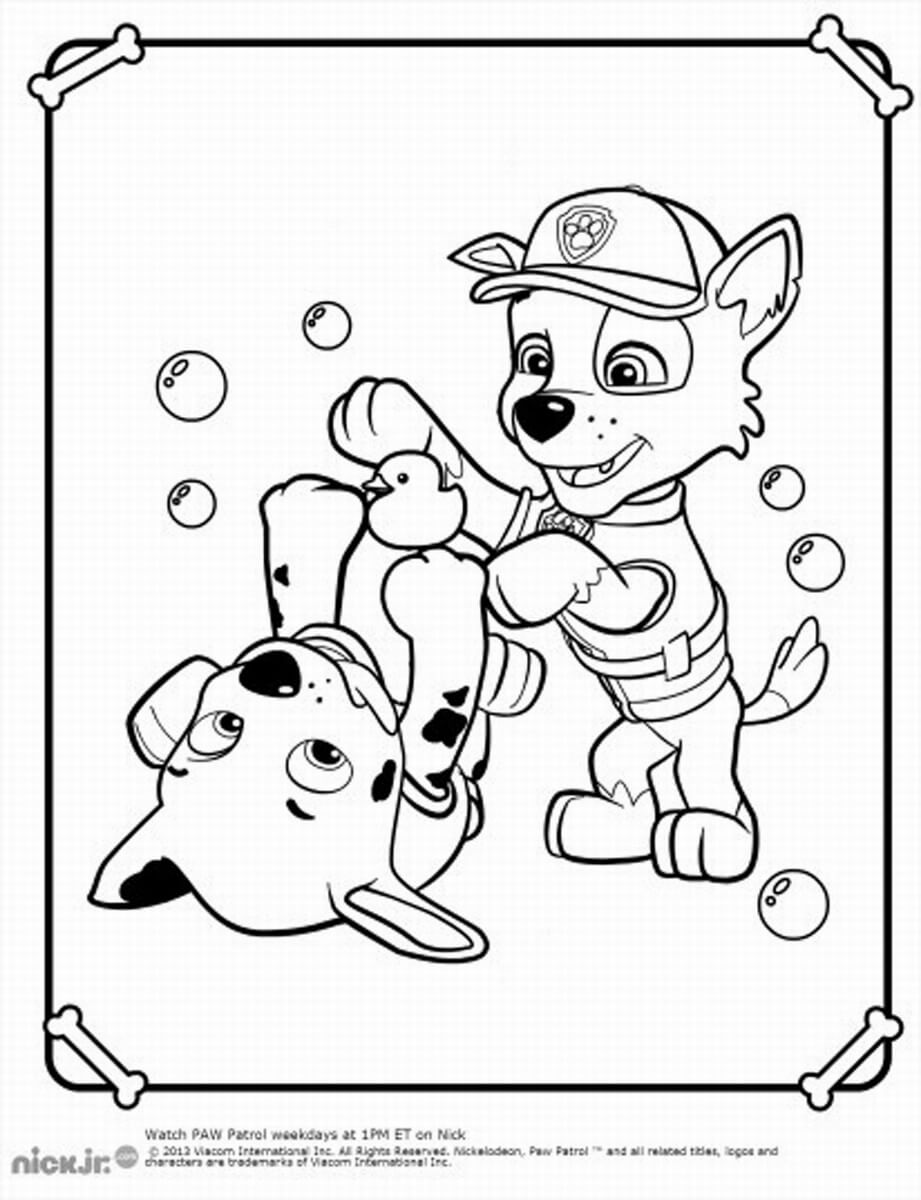921x1200 Paw Patrol Coloring Page 4 Coloring Pages For Kids