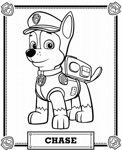 424x519 Paw Patrol Printable Coloring Pages Trendy Idea 9 Best Images