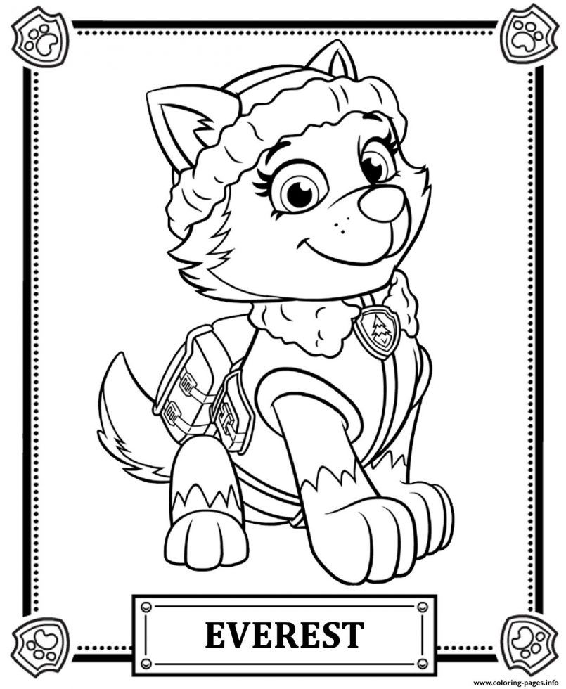 805x980 Coloring Free Printable Paw Patrol Christmas Coloring Pages Plus