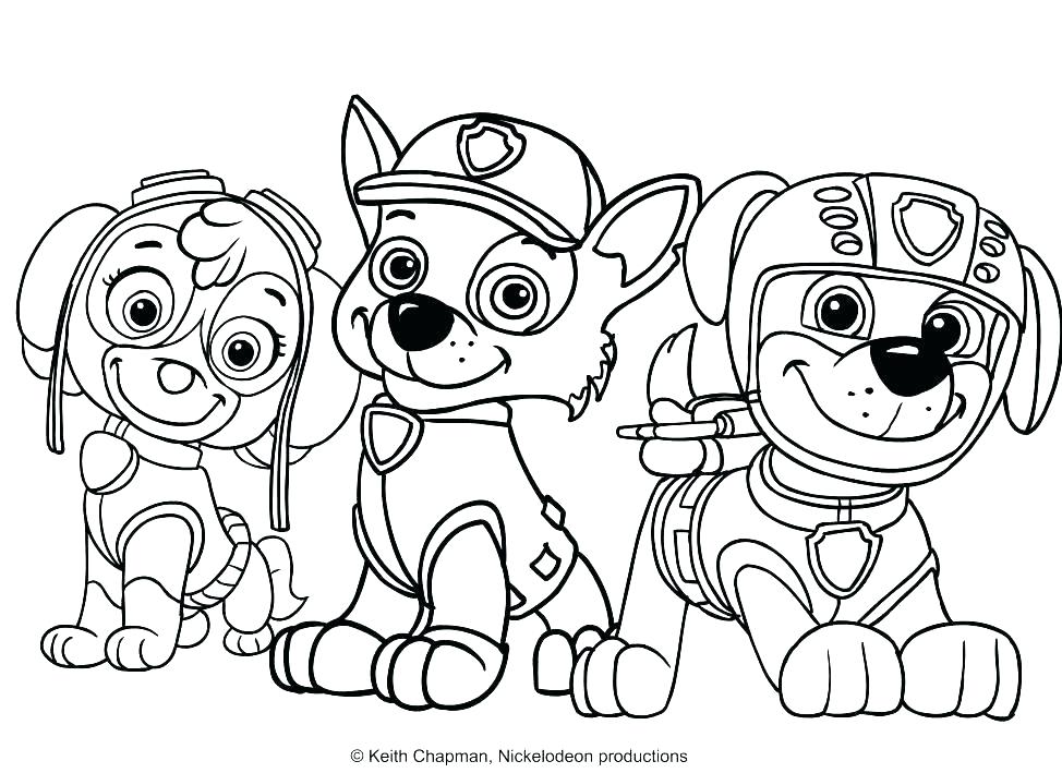 974x709 Paw Patrol Coloring Pages Online O Page 2 Of Got Fire Truck