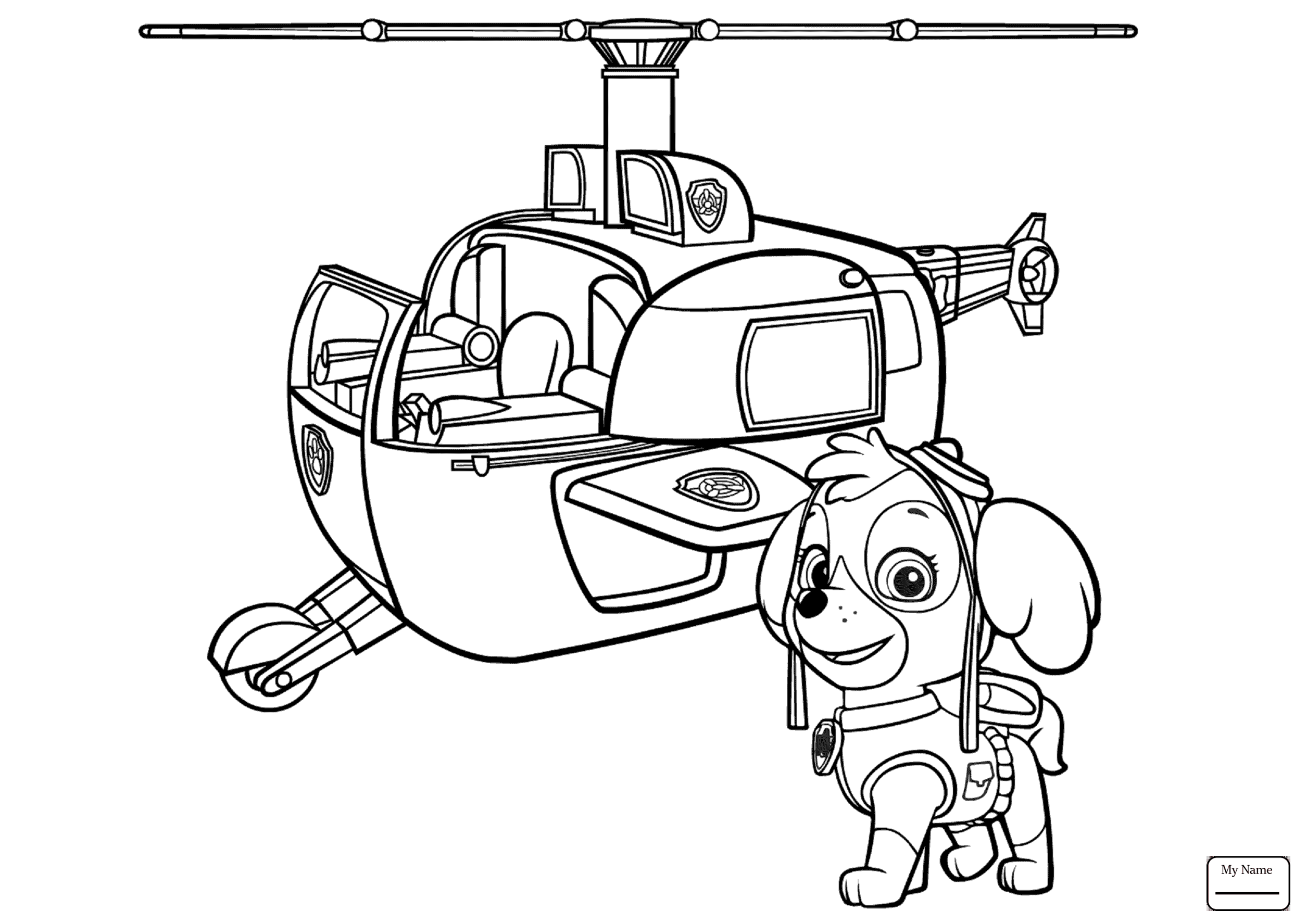 2510x1775 Cartoons Chase And Skye Paw Patrol Coloring Pages Best
