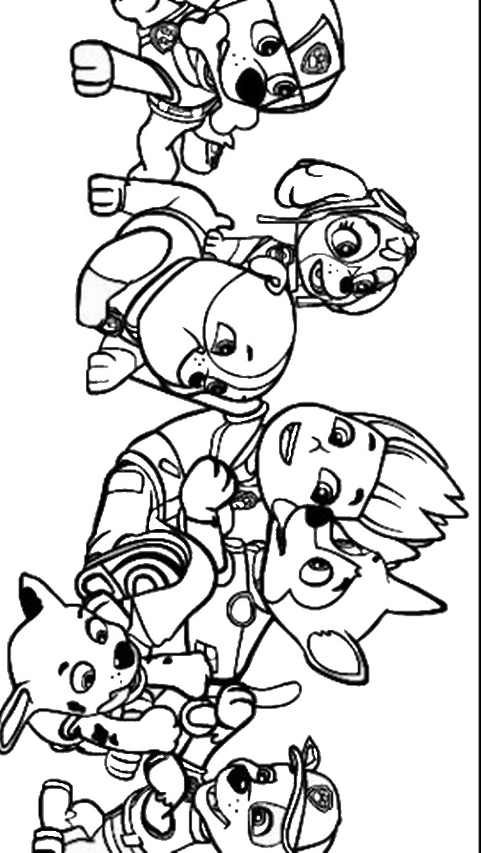 678x1200 Paw Patrol Coloring Page Org At Free Pages