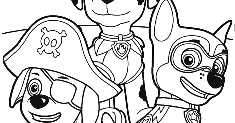 1000x524 Paw Patrol Coloring Pages