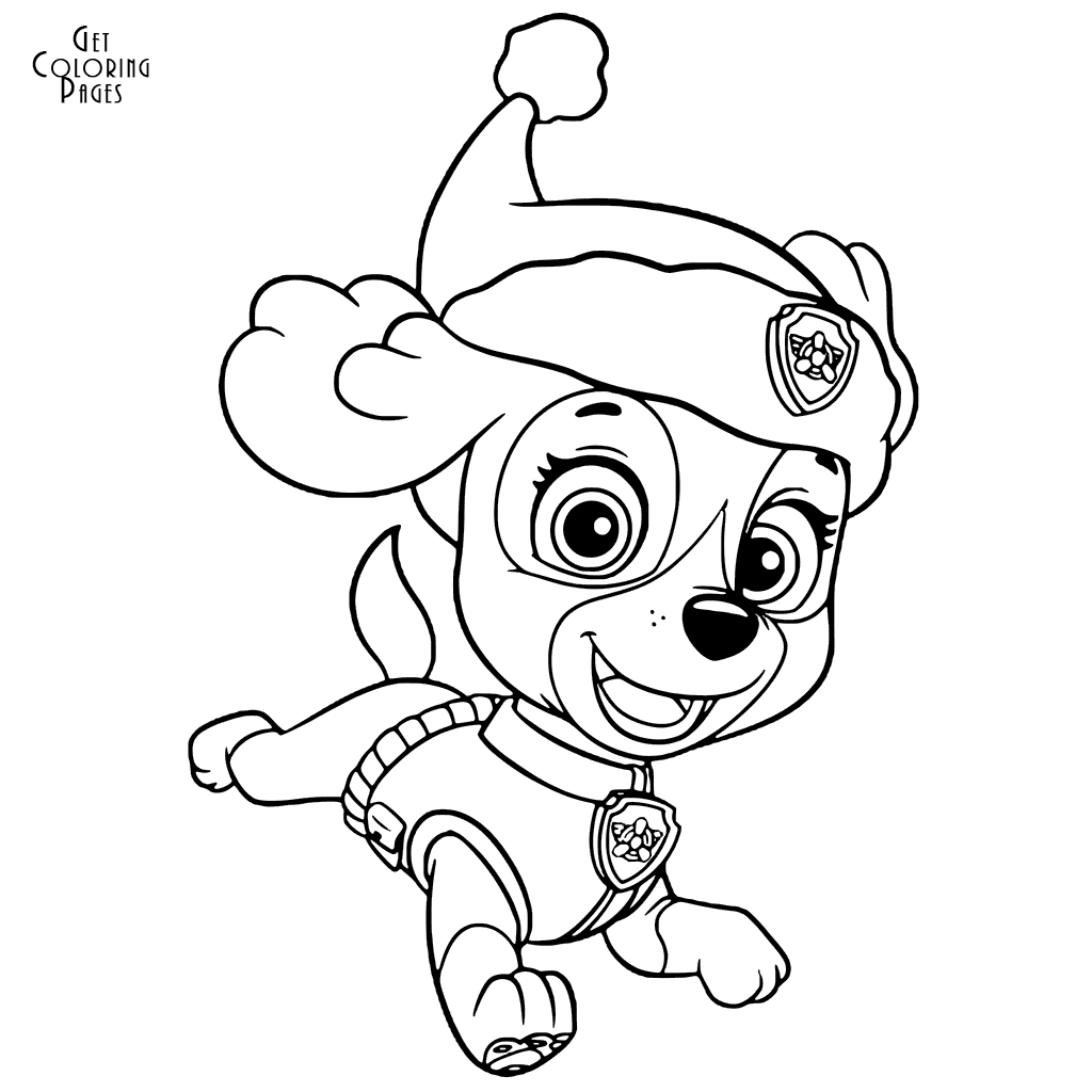 1024x1024 Paw Patrol Coloring Pages Drawing Skye
