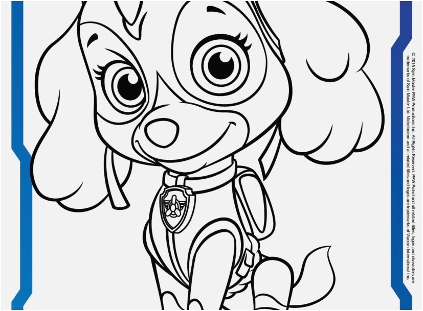 827x609 Paw Patrol Coloring Pages Pics Paw Patrol Skye Coloring Page