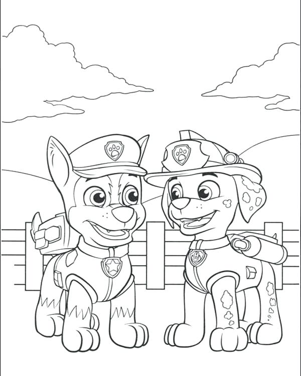 600x750 Printable Paw Patrol Coloring Pages Paw Patrol Coloring Pages Able