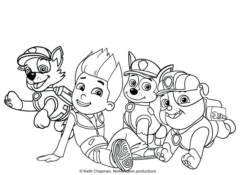 779x567 Awesome Coloring Pages Paw Patrol Or Paw Patrol Coloring Pages