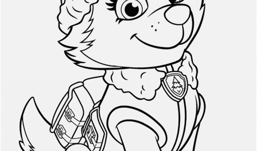 Paw Patrol Everest Coloring Page