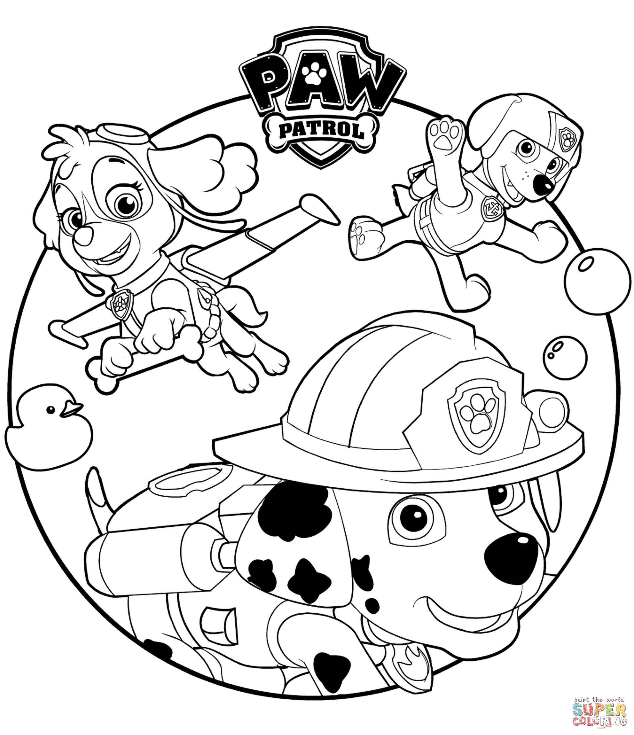 2138x2480 Paw Patrol Everest Coloring Page Free Printable Pages