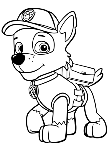 364x480 Rocky Paw Patrol Coloring Page Paw Patrol Rocky Coloring Page Free