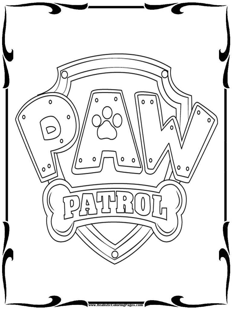 Paw Patrol Printables Coloring Pages