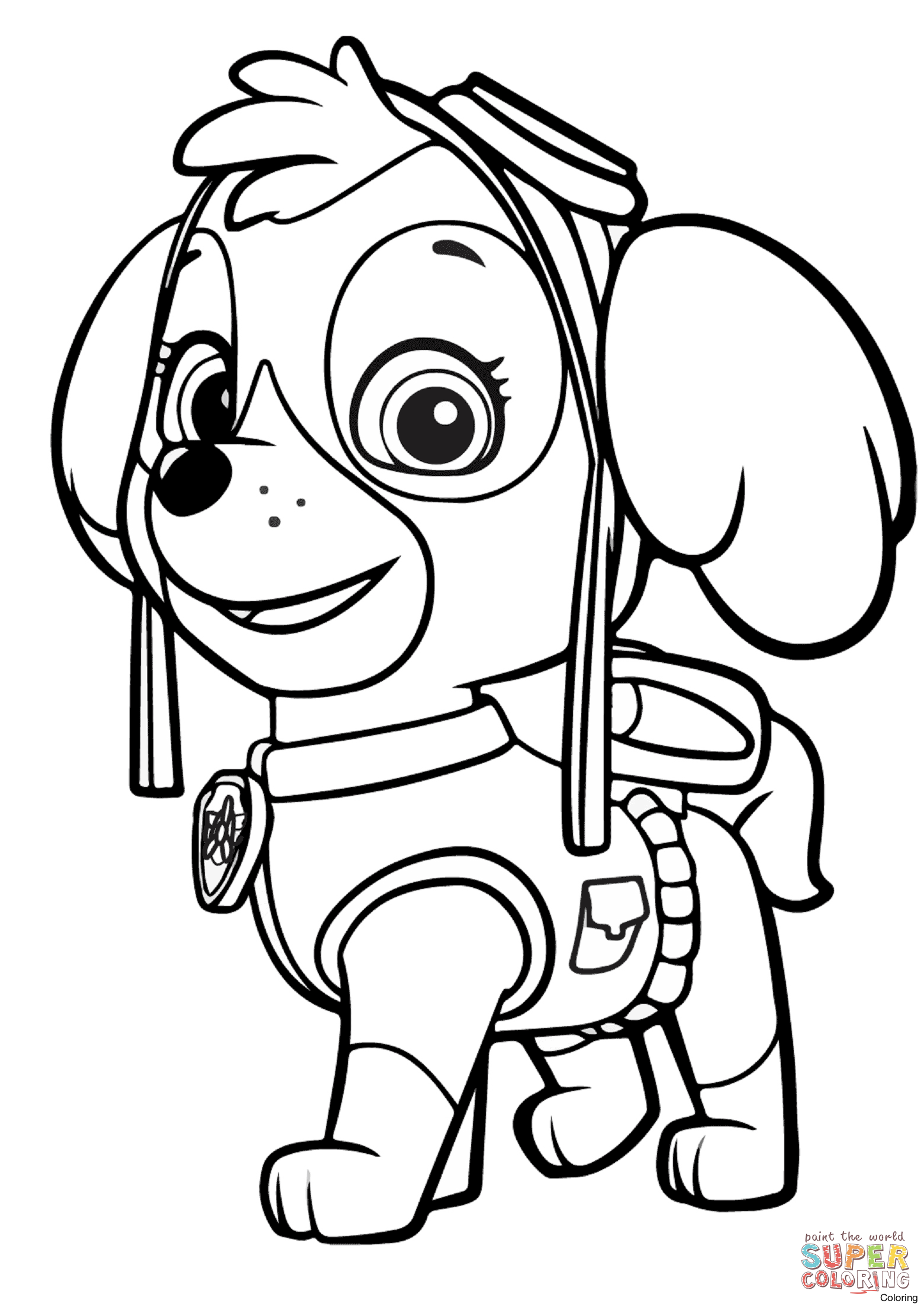 1561x2207 Inspiration Paw Patrol Super Pups Paw Pics To Color Coloring Pages