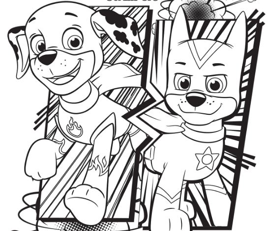 545x471 Paw Patrol 7 Coloring Page