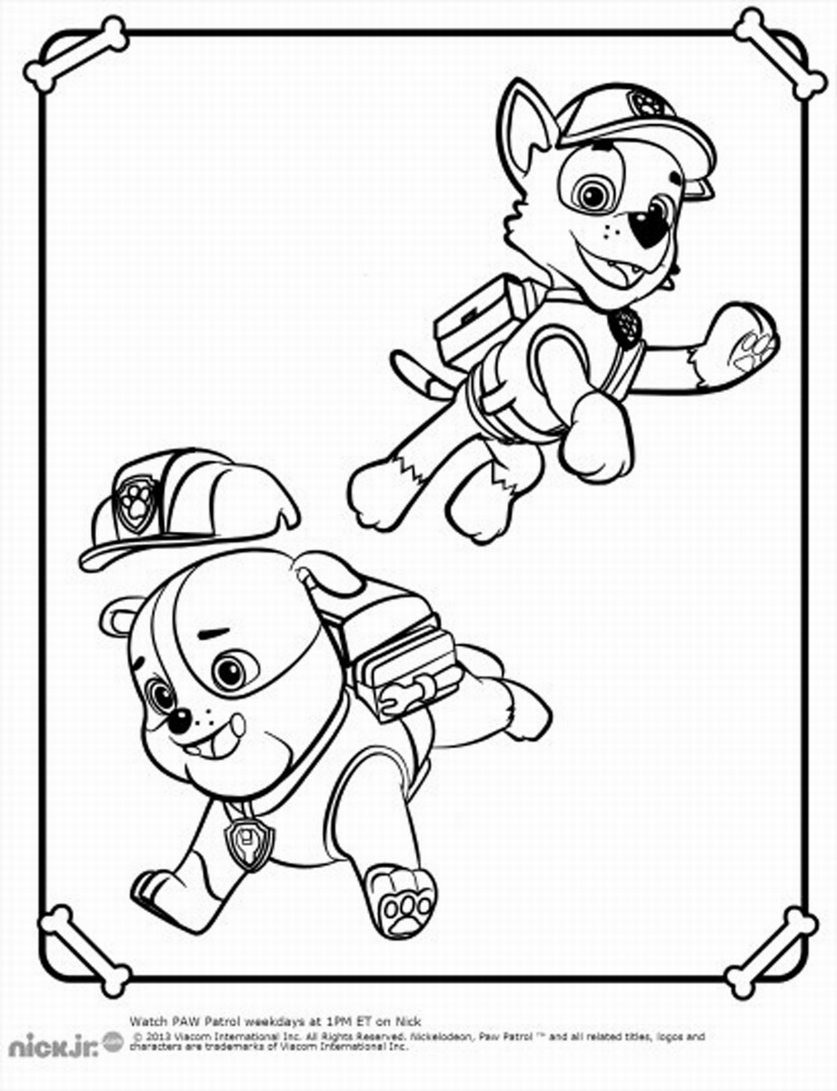921x1200 Paw Patrol Everest Coloring Page Pages