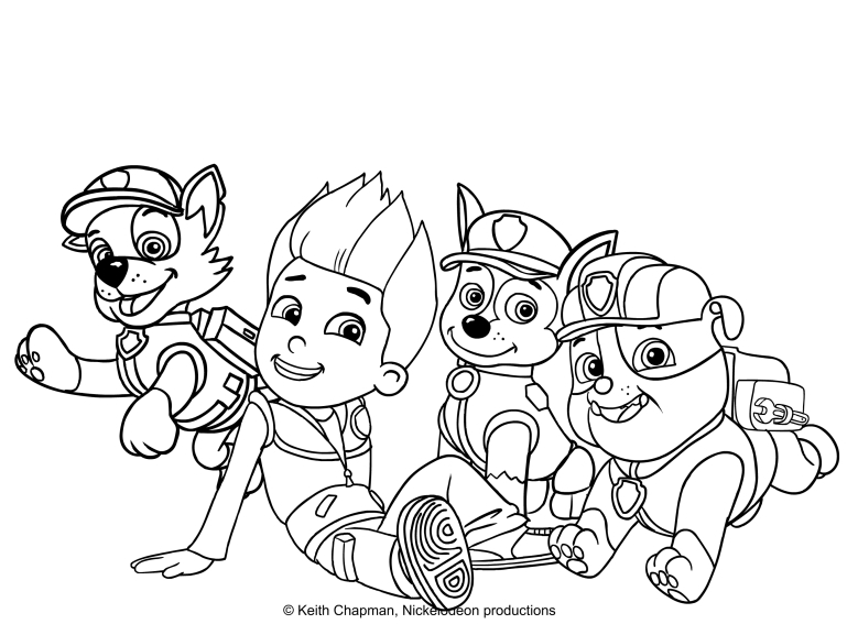 779x567 Rocky Paw Patrol Coloring Page Rocky Ryder Chase And Rubble